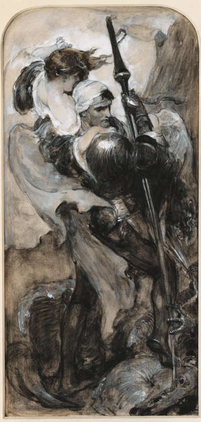 Study for St. George by Solomon Joseph Solomon